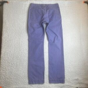 Robert Graham men's purple slim jim jeans straight pastel outdoors 32